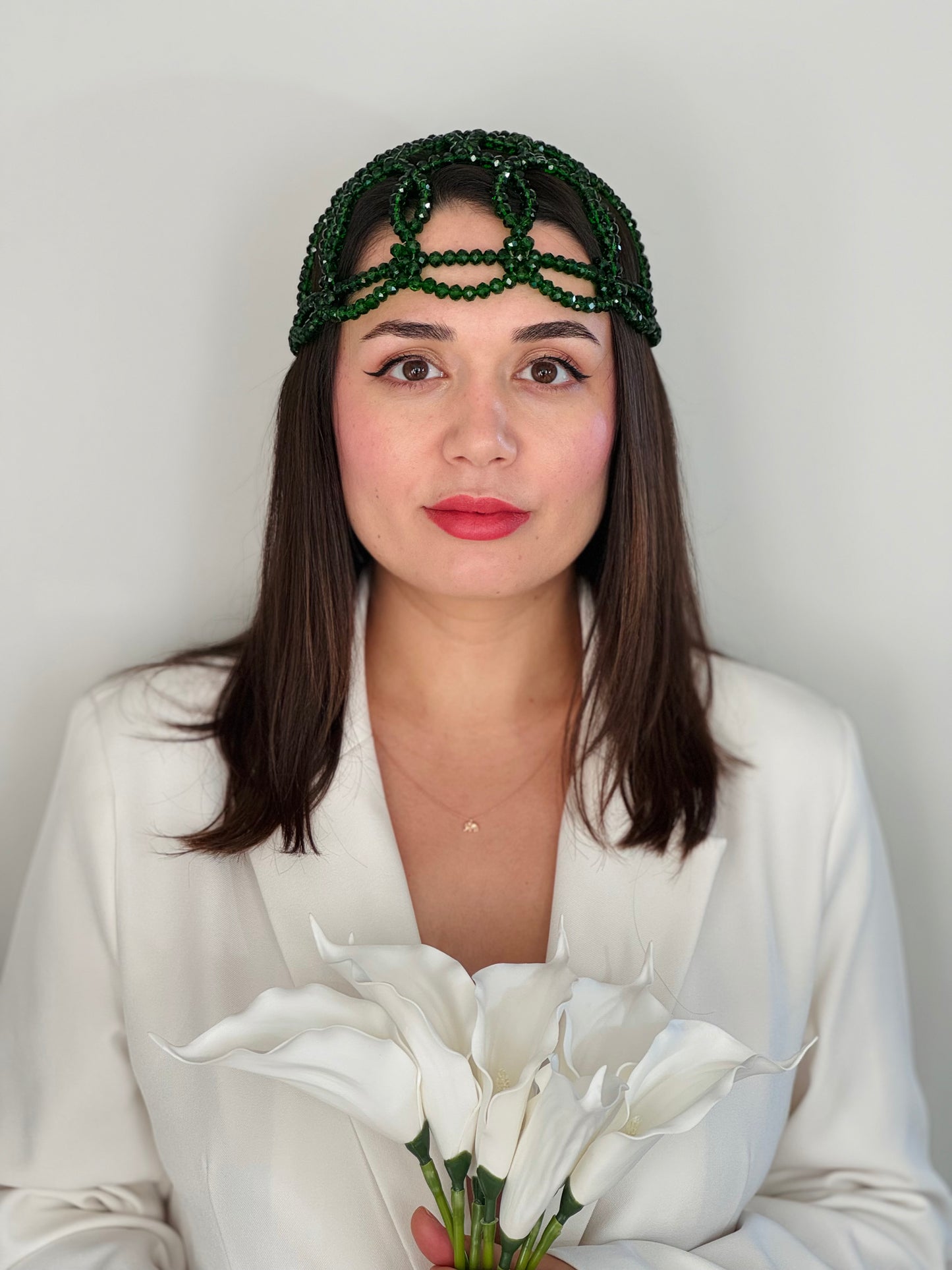 Gaia Green Headpiece