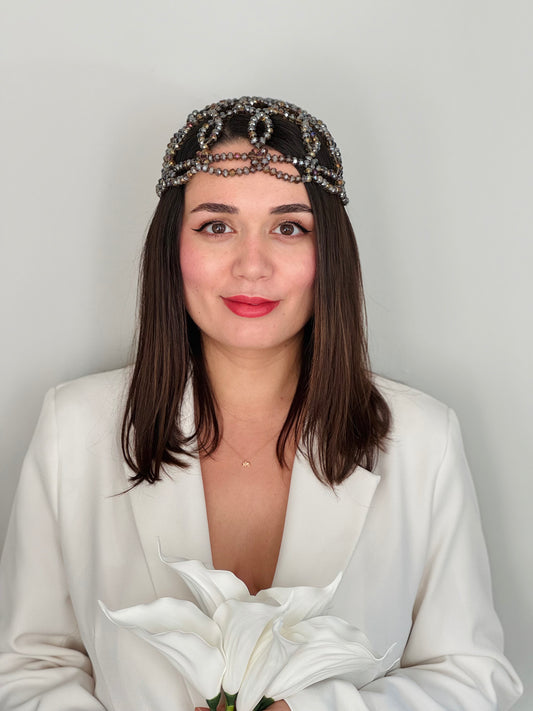 Hera Mocha Headpiece