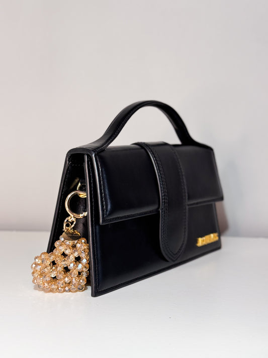 Honey 3D Heart Beaded Charm