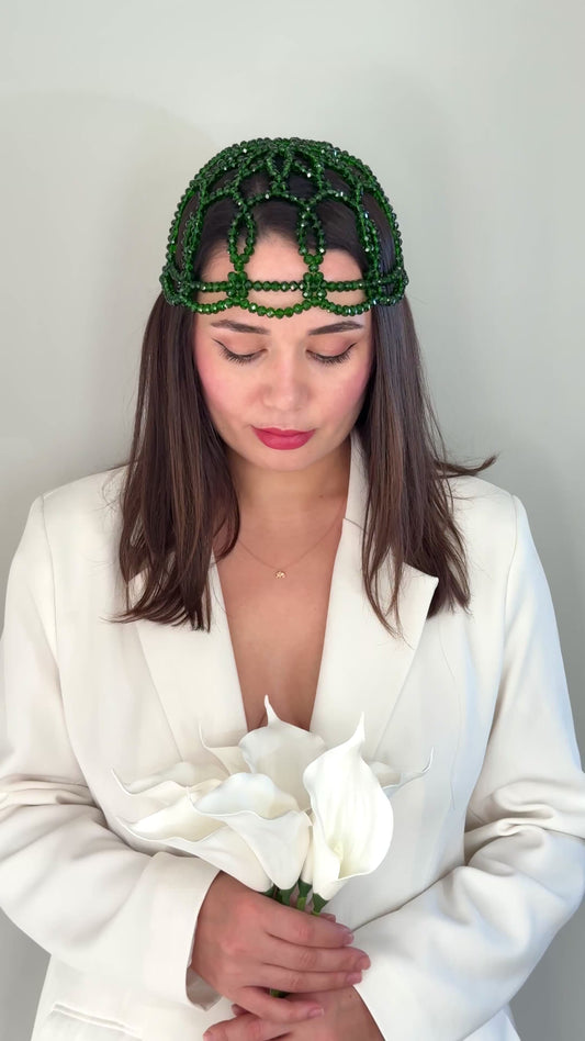 Gaia Green Headpiece